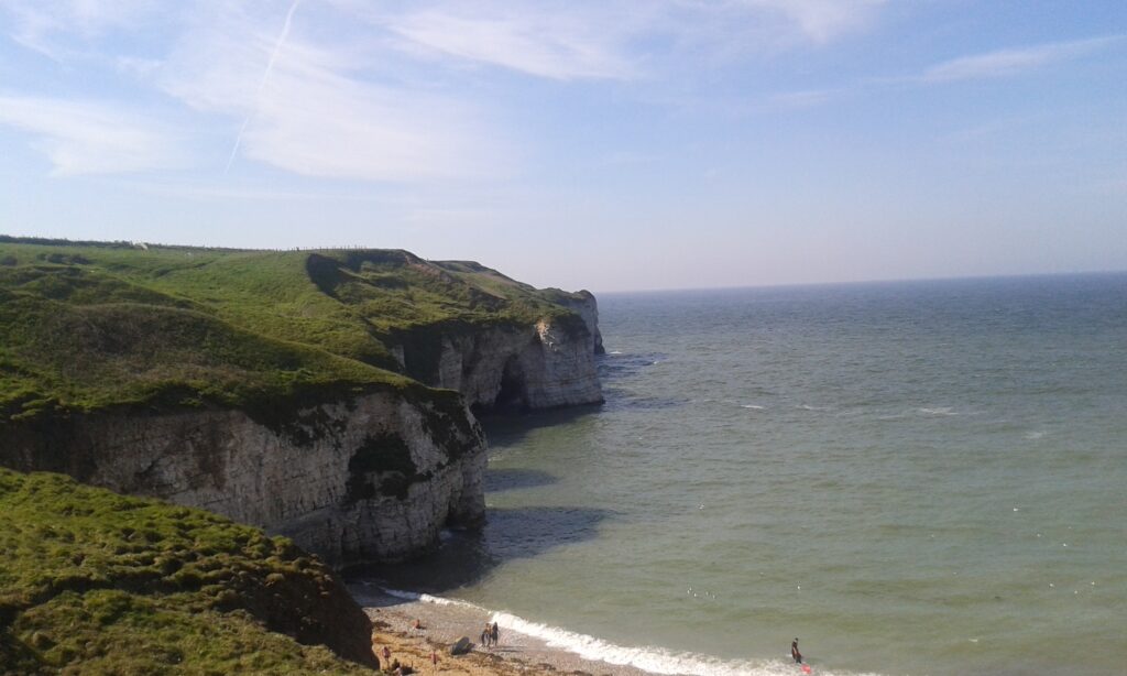 Morze Północne Flamborough Wielka Brytania